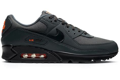 nike air max 90 iron grey/total orange/zwart|Air Max 90 platinum white.